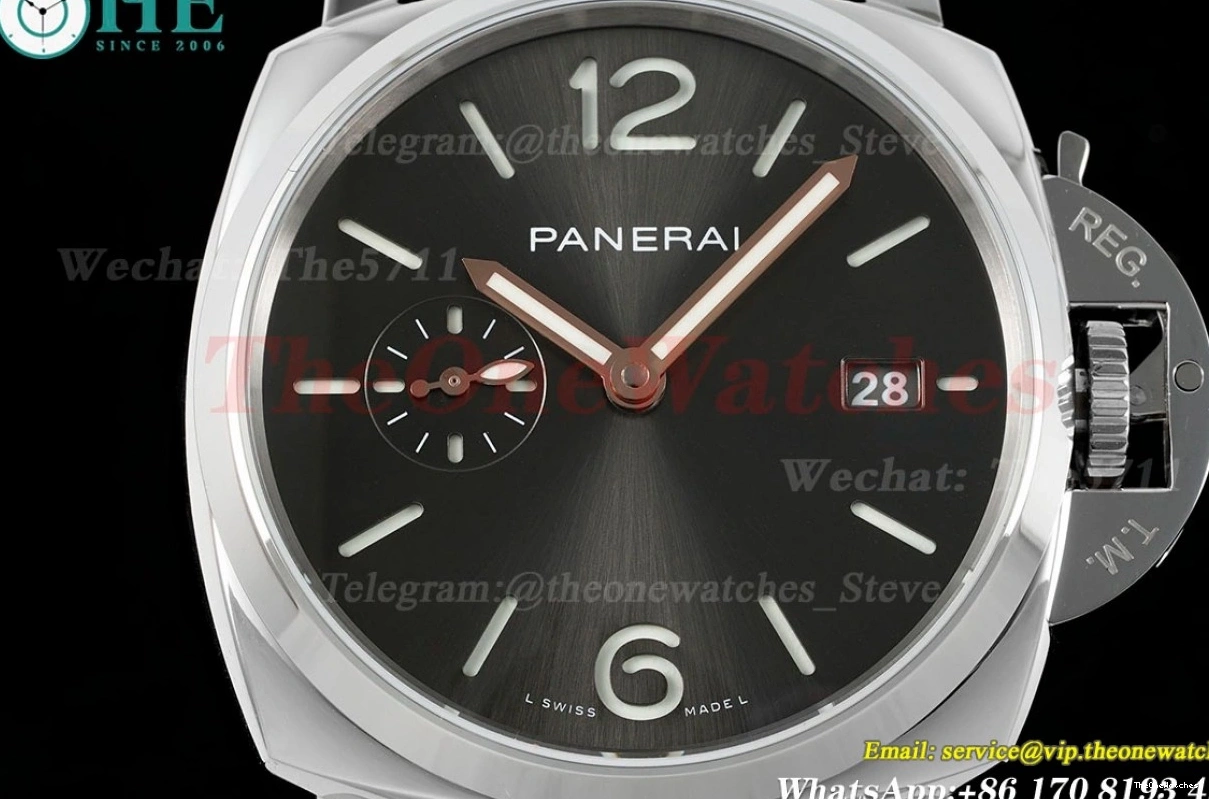 LE SS VSF Due Grey Luminor PAM1250 42mm P900 Dial 0104